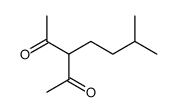 3-(3-methylbutyl)pentane-2,4-dione Structure