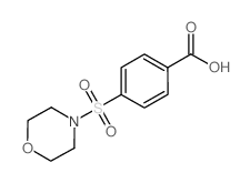 4-(MORPHOLINE-4-SULFONYL)-BENZOIC ACID Structure