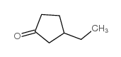 3-乙基环戊酮结构式