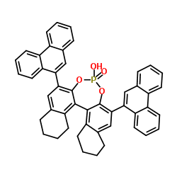 S-4-oxide-8,9,10,11,12,13,14,15-octahydro-4-hydroxy-2,6-di-9-phenanthrenyl-Dinaphtho[2,1-d:1',2'-f][1,3,2]dioxaphosphepin structure