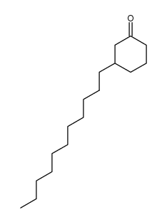 3-undecylcyclohexan-1-one结构式