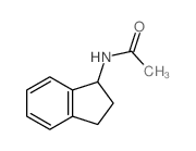 Acetamide,N-(2,3-dihydro-1H-inden-1-yl)-结构式