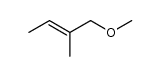 1-methoxy-2-methylbut-2-ene Structure