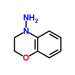 4H-1,4-Benzoxazin-4-amine,2,3-dihydro-(9CI) structure