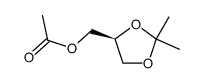 1-O-acetyl-2,3-O-isopropylidene-sn-glycerol Structure