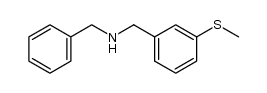 N-benzyl-3-methylthiobenzylamine Structure