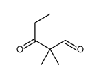 2,2-二甲基-3-氧代戊醛结构式