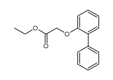 2-(2-Phenylphenoxy)acetic acid ethyl ester Structure