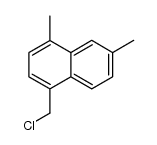 1-chloromethyl-4,6-dimethyl-naphthalene Structure