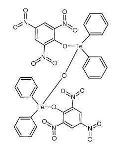 bis[diphenyl(2,4,6-trinitrophenoxy)tellurium] oxide结构式