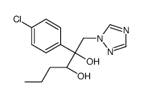 (2R,3R)-2-(4-chlorophenyl)-1-(1,2,4-triazol-1-yl)hexane-2,3-diol Structure