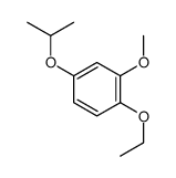 1-ethoxy-2-methoxy-4-propan-2-yloxybenzene结构式