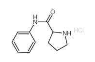 N-Phenyl-2-pyrrolidinecarboxamide hydrochloride Structure