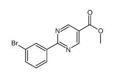 methyl 2-(3-bromophenyl)pyrimidine-5-carboxylate Structure