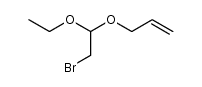 3-(2-bromo-1-ethoxyethoxy)-1-propene Structure