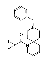 1-(9-benzyl-1,9-diazaspiro[5.5]undec-3-en-1-yl)-2,2,2-trifluoroethanone结构式