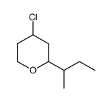 2-butan-2-yl-4-chlorooxane结构式