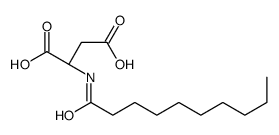 (2S)-2-(decanoylamino)butanedioic acid Structure