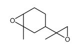 6-methyl-4-(2-methyloxiran-2-yl)-7-oxabicyclo[4.1.0]heptane结构式