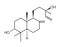 (+)-3α-hydroxymanool结构式