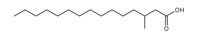 3-methylpentadecanoic acid Structure