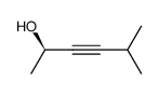 (R)-5-methyl-3-hexyn-2-ol结构式