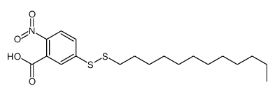 5-dodecyldisulfanyl-2-nitro-benzoic acid结构式