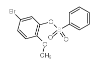 5-Bromo-2-methoxyphenylbenzenesulfonate Structure