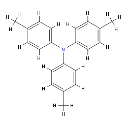 4,4',4''-三甲基三苯胺结构式