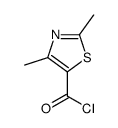 2,4-二甲基噻唑-5-羰酰氯结构式
