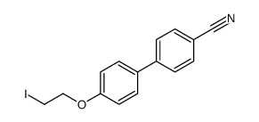 4'-(2-Iodoethoxy)-4-biphenylcarbonitrile Structure