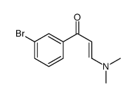 1-(3-溴苯基)-3-(二甲基氨基)-2-丙烯-1-酮结构式