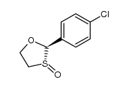 (2R,3R)-2-(4-chlorophenyl)-1,3-oxathiolane 3-oxide结构式