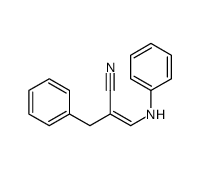 α-[(Phenylamino)methylene]benzenepropanenitrile structure