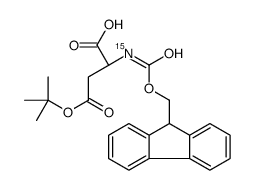 (2S)-2-(9H-fluoren-9-ylmethoxycarbonylamino)-4-[(2-methylpropan-2-yl)oxy]-4-oxobutanoic acid Structure