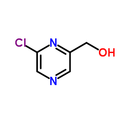6-氯吡嗪-2-甲醇结构式