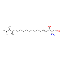 D-赤型鞘氨醇-d7结构式