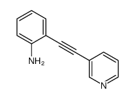 2-(2-pyridin-3-ylethynyl)aniline结构式