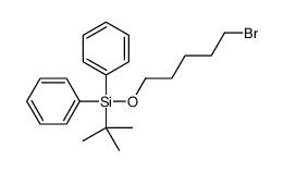 5-bromopentoxy-tert-butyl-diphenylsilane Structure