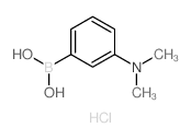 3-二甲氨基苯硼酸盐酸盐结构式