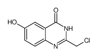 2-Chloromethyl-6-hydroxy-1H-quinazolin-4-one结构式