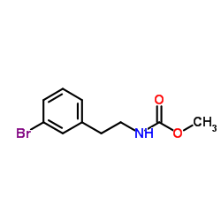 Methyl [2-(3-bromophenyl)ethyl]carbamate结构式