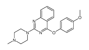 4-(4-methoxyphenoxy)-2-(4-methylpiperazin-1-yl)quinazoline Structure