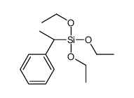 triethoxy-[(1S)-1-phenylethyl]silane Structure