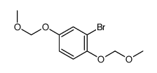 2-bromo-1,4-bis(methoxymethoxy)benzene Structure