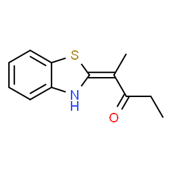 3-Pentanone,2-(2(3H)-benzothiazolylidene)-(9CI)结构式