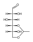 4,6-O-ETHYLIDENE-D-GLUCOPYRANOSE Structure