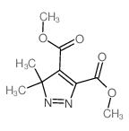 dimethyl 5,5-dimethylpyrazole-3,4-dicarboxylate结构式