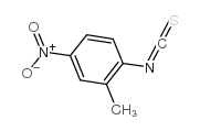 2-甲基-4-硝基异硫氰酸苯酯结构式