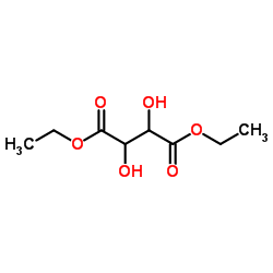 (-)-Diethyl D-tartrate Structure